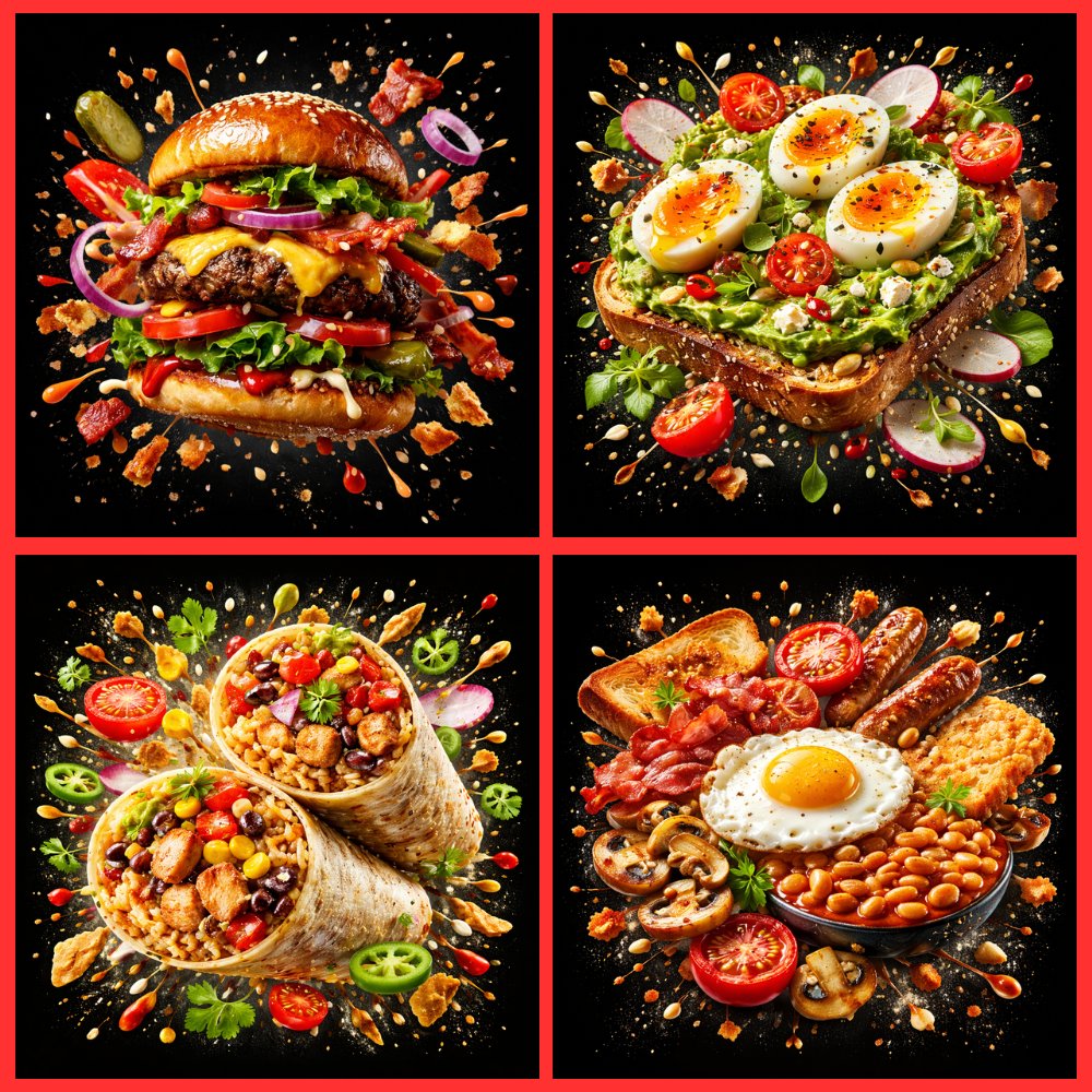 Food Explosion Poster Generator