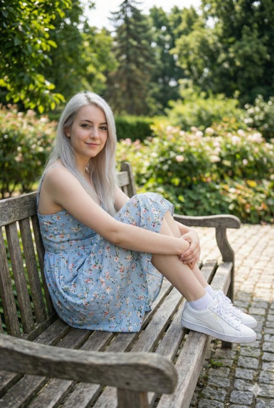 Photorealistic Summer Park Portrait