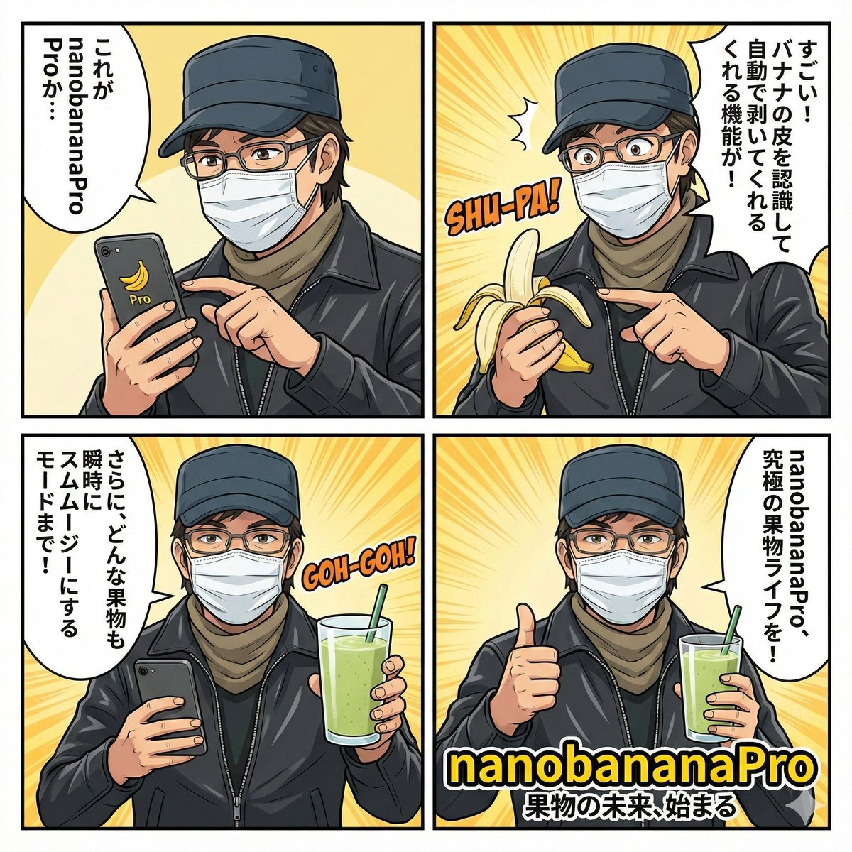 Nano Banana Pro 4-Panel Comic Explanation 2