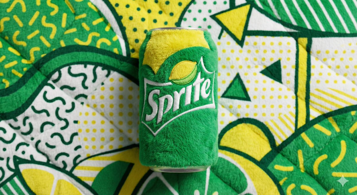 Pop Art Plush Product Shot of a Beverage Can 3