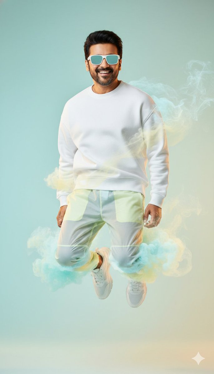 High-Fashion Sportswear Editorial Jump Shot