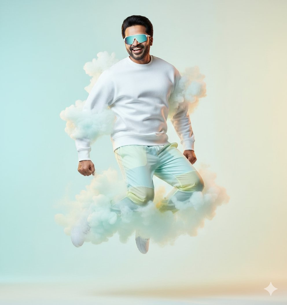 High-Fashion Sportswear Editorial Jump Shot 3