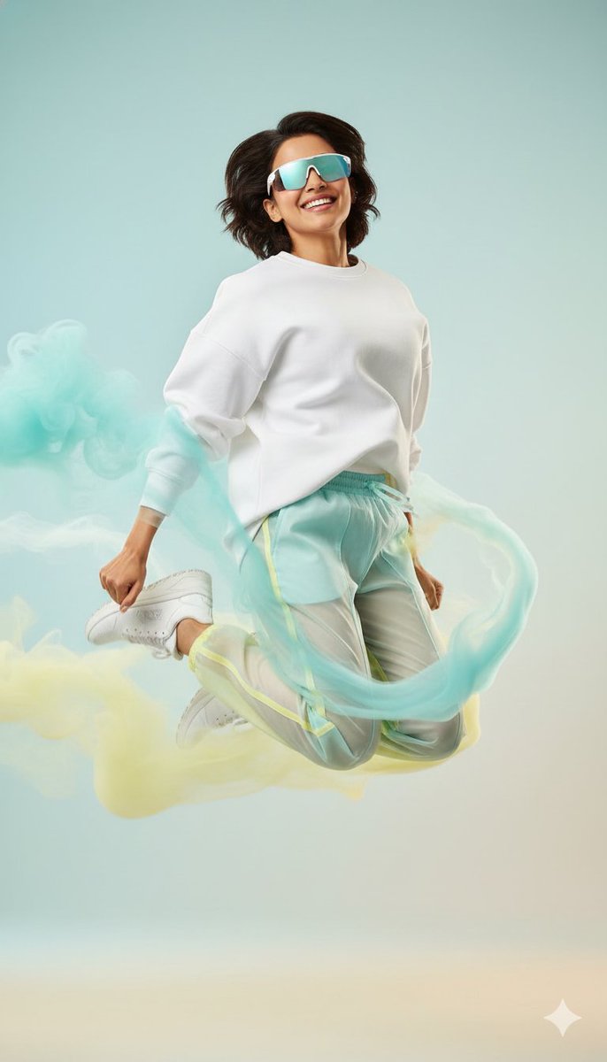 High-Fashion Sportswear Editorial Jump Shot 4