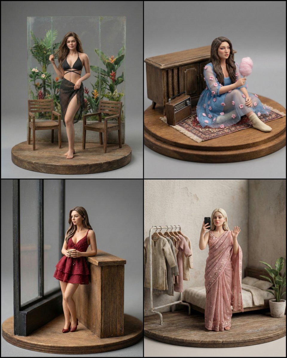 Ultra-Realistic Macro Photography Miniature Prompt