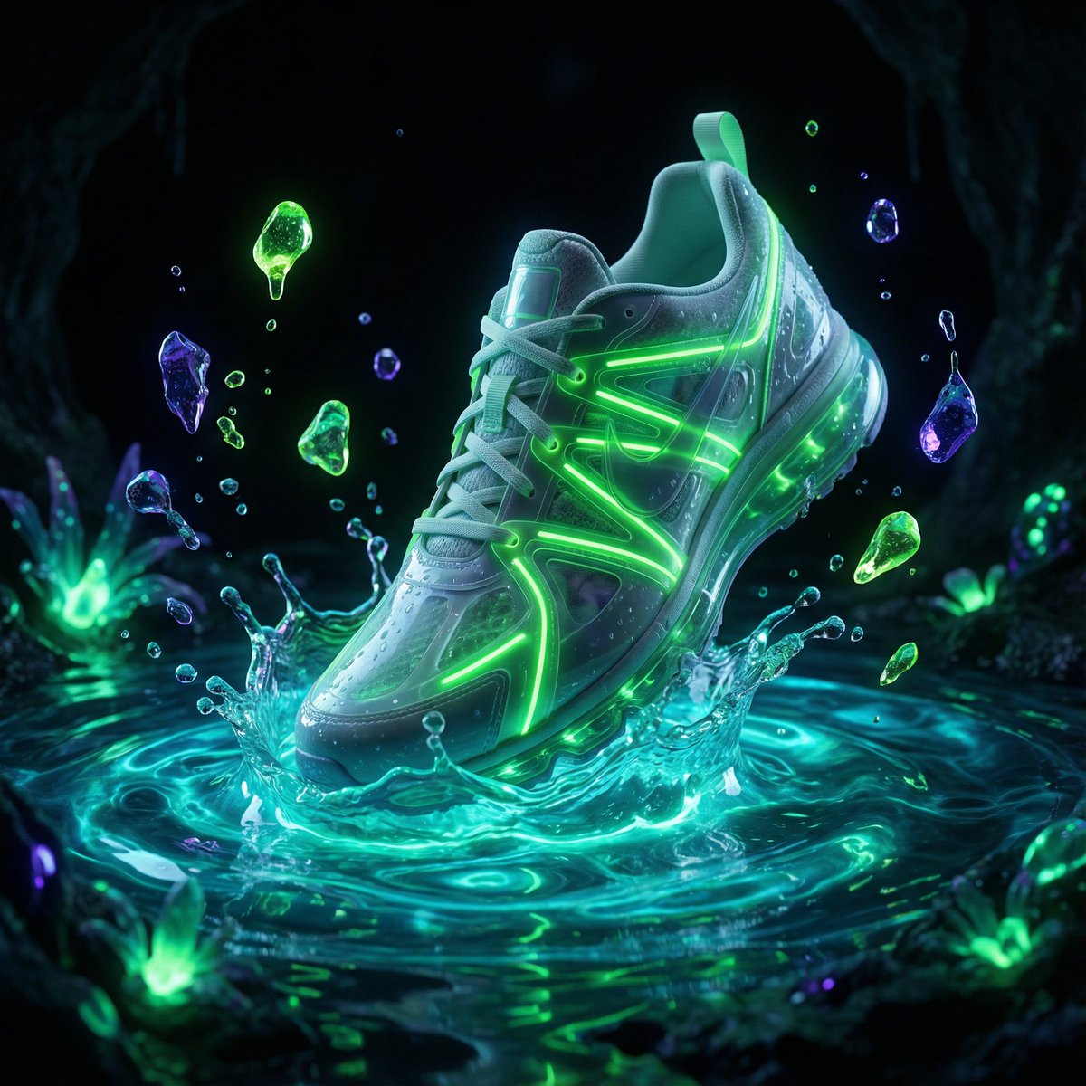 Bioluminescence Product Splash Advertisement 2