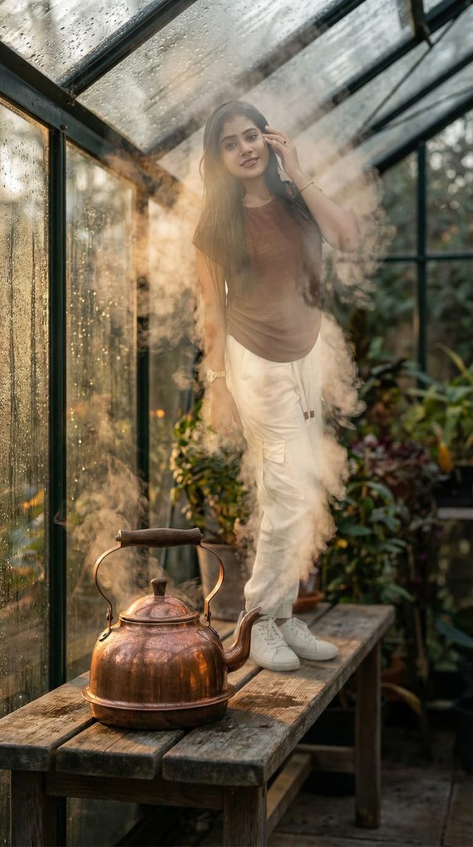 Sample output image for Hyper-Realistic Steam Figure of a Person