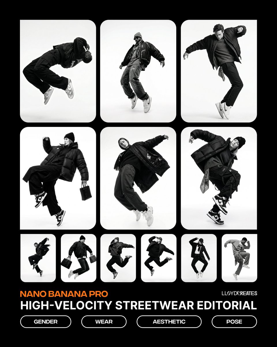 Monochrome Hypebeast Editorial with Airborne Action 2