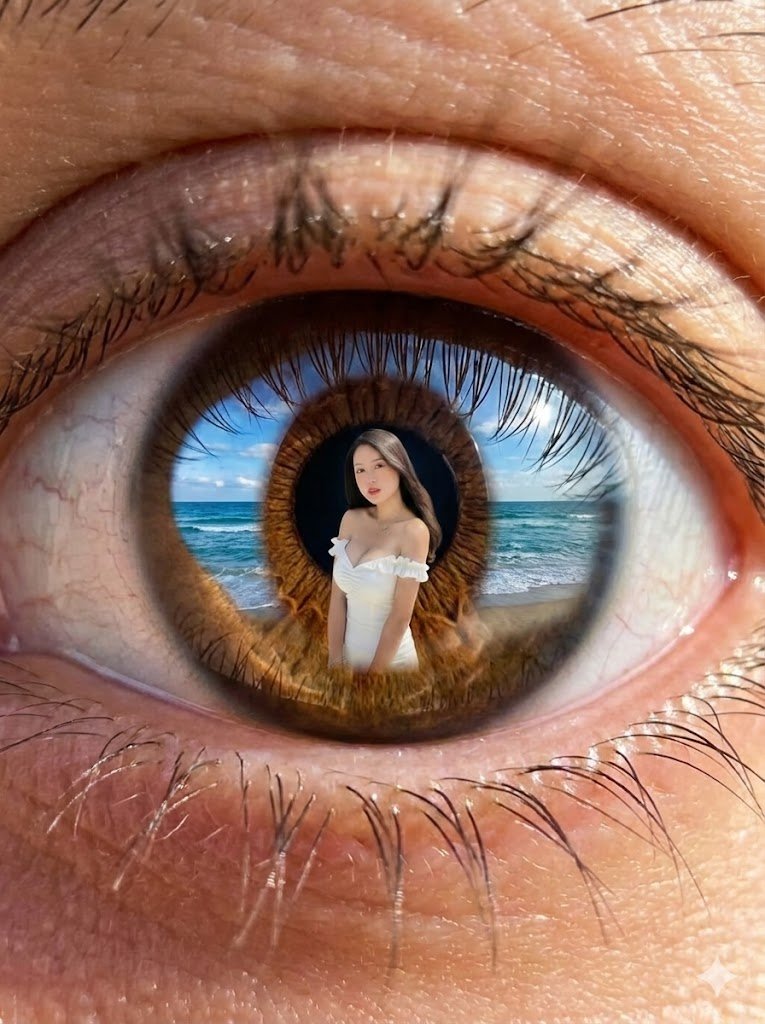 Reflection in Pupil Image Generation Prompt