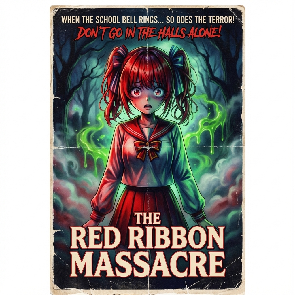 80s B-Movie Horror Poster Transformation Prompt