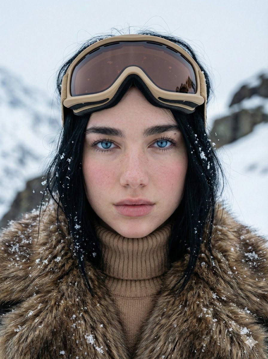 Structured JSON Prompt for Arctic Cinematic Portrait 2