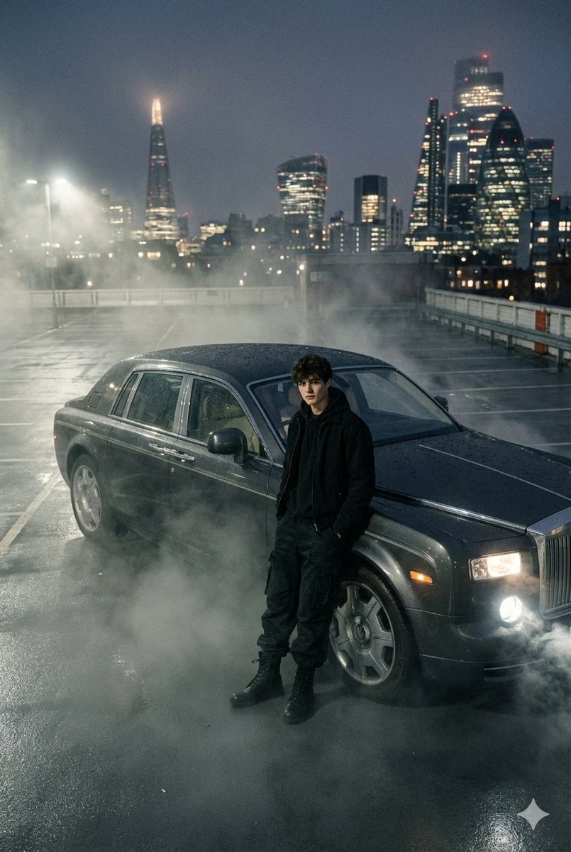 Moody London Rooftop Fashion Editorial