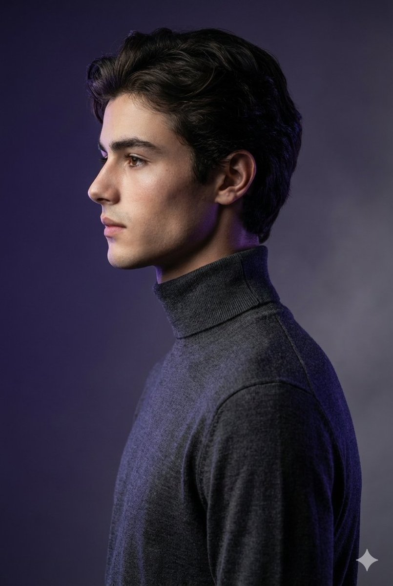High-Fashion Studio Portrait with Identity Lock