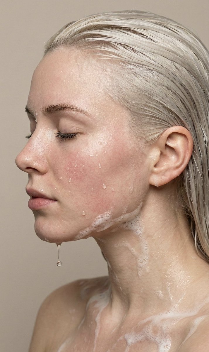 Ultra Photorealistic Wet Skin Macro Portrait Prompt