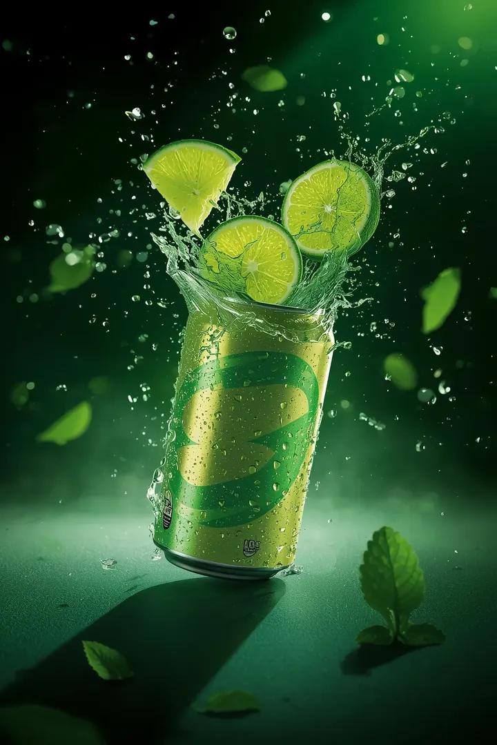 Ultra-Cinematic Beverage Advertising Shot 3