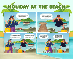 漫畫 / 分鏡腳本 - 高能量、可供印刷的漫畫藝術提示