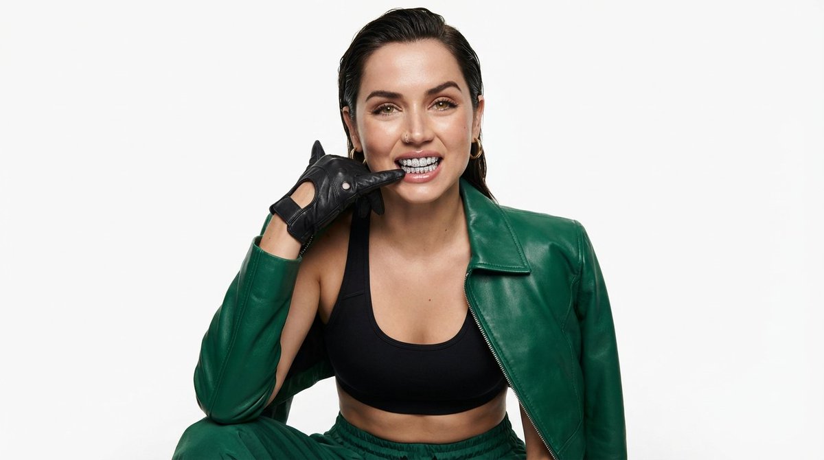 High-Fashion Urban Editorial Portrait with Grillz