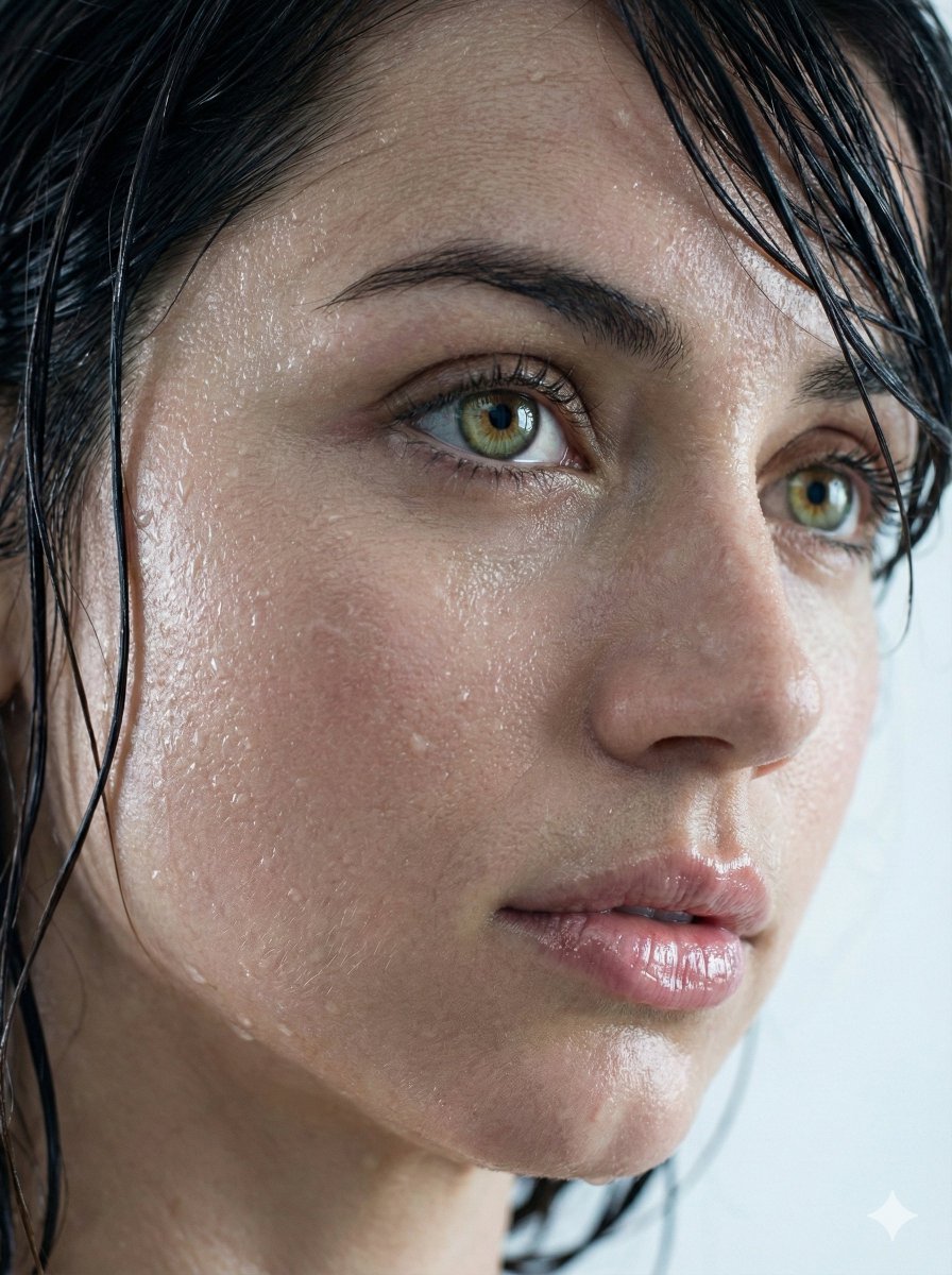 Hyper-Realistic Ana de Armas Profile Macro Shot
