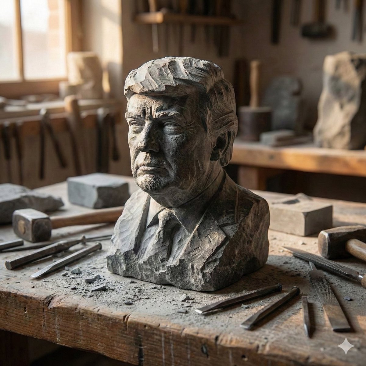 Stone-Carved Statue Prompt for Nano Banana Pro 2