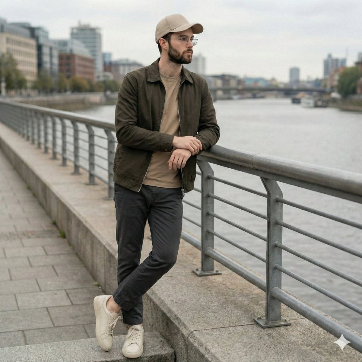 Cinematic Lifestyle Portrait on Urban Promenade 2
