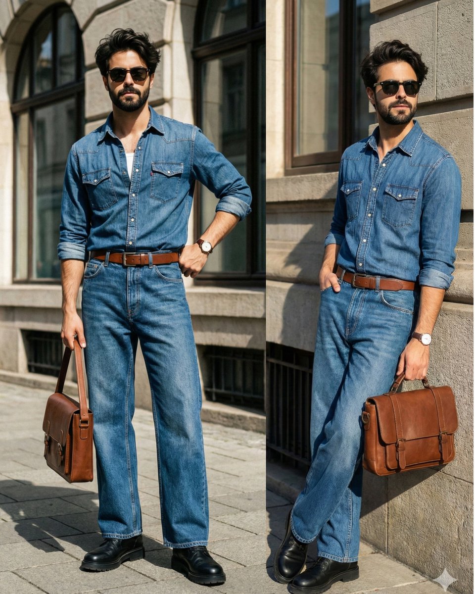 Hyper-realistic Street Fashion Portrait with Identity Preservation