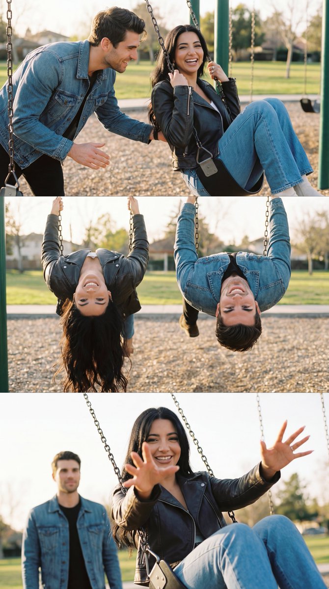 漫畫 / 分鏡腳本 - 超寫實電影級情侶三聯畫故事板