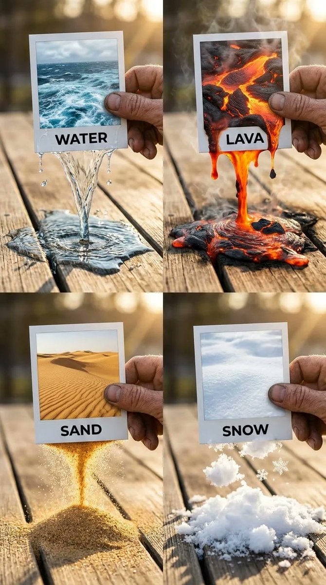 資訊圖表 / 教育視覺化內容 - 元素物理溢出拼貼提示