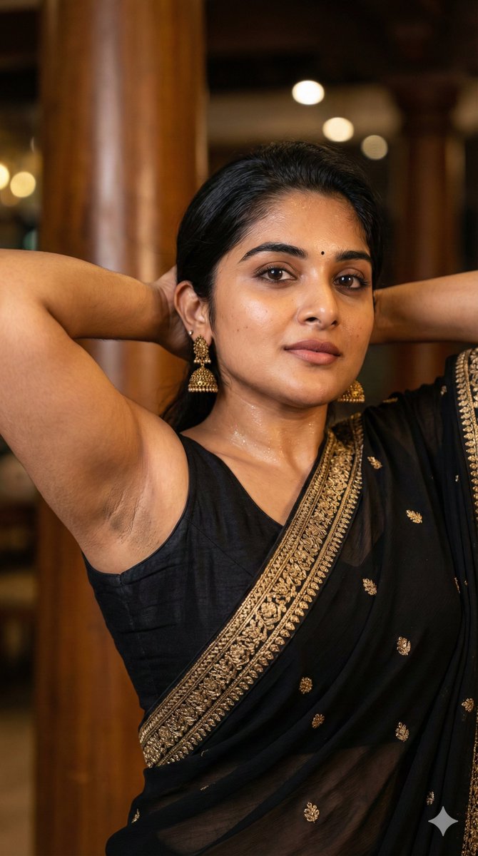 Hyper-Detailed Saree Portrait with Anatomical Realism Prompt