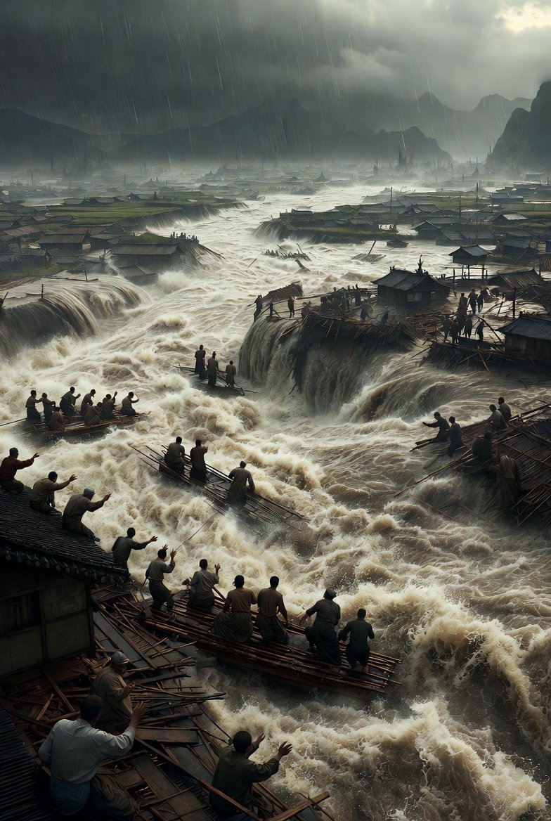 Historical Epic Scene: 1887 Yellow River Flood 3