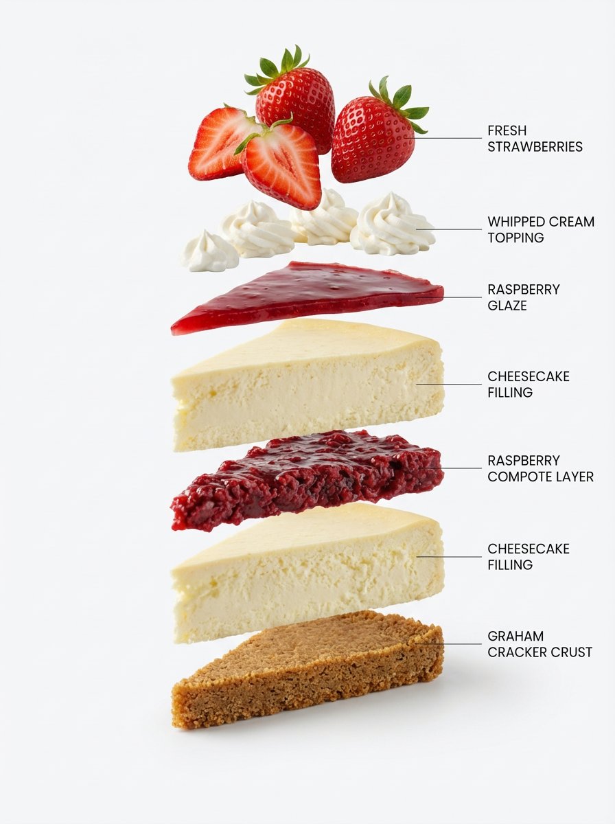 資訊圖表 / 教育視覺化內容 - 食品攝影的分解結構剖面圖