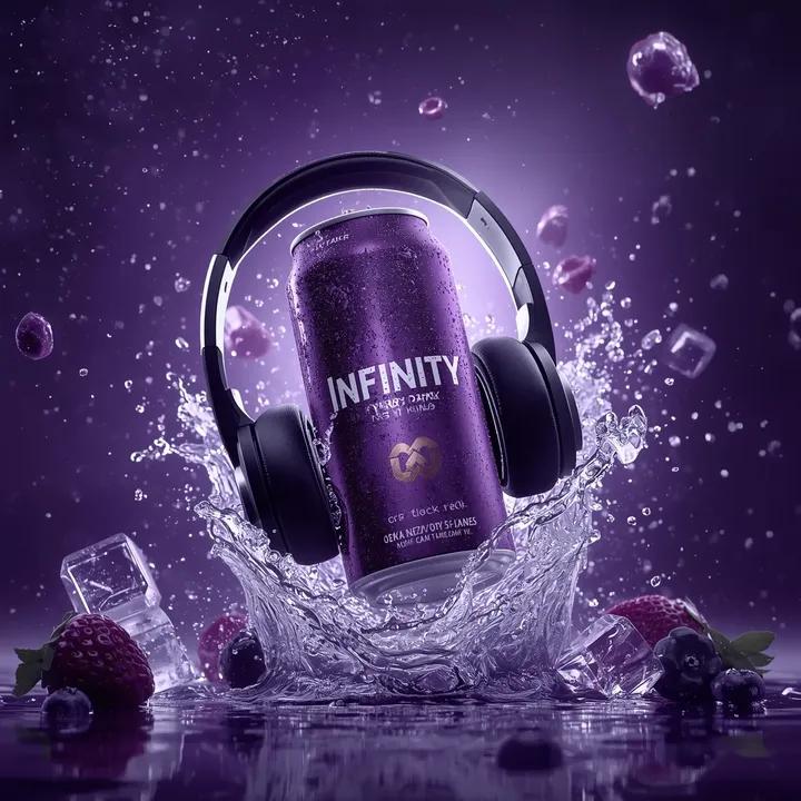 Ultra-Cinematic Floating Energy Drink Product Shot 4