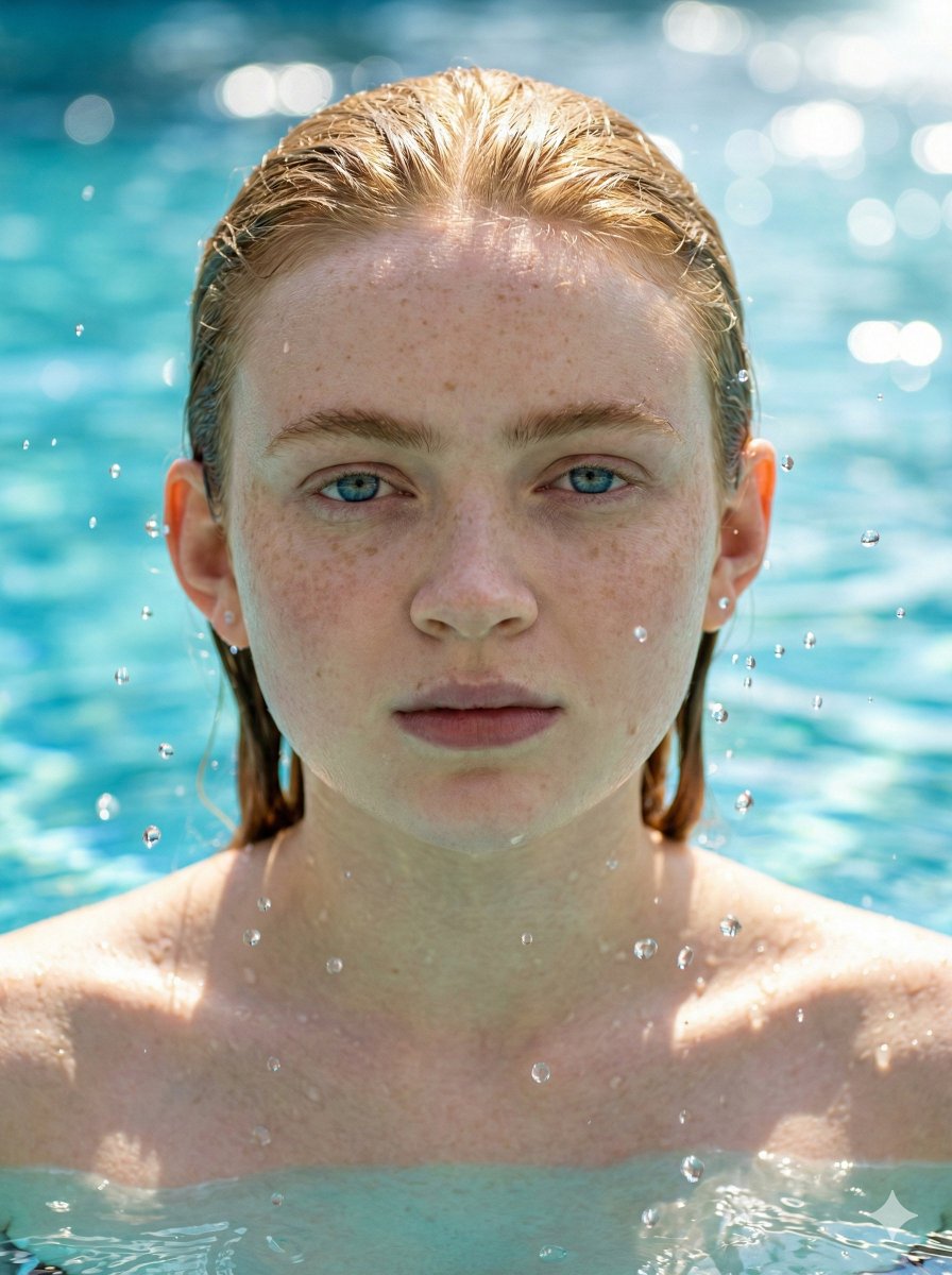 High-Speed Water Splash Portrait 2