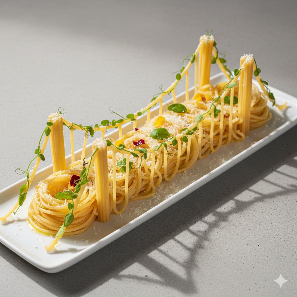 Modernist Fruit Architecture Macro Shot