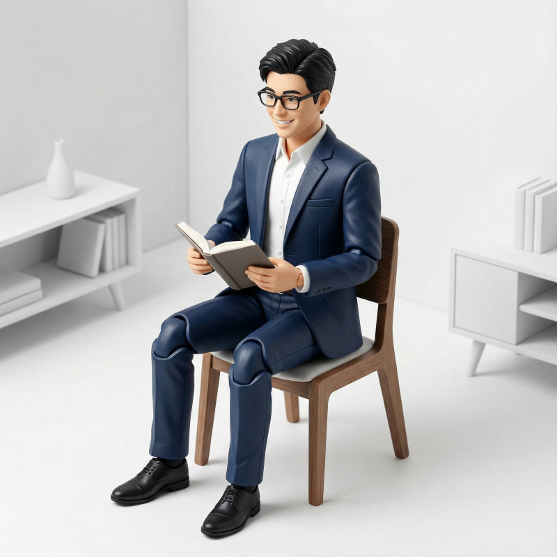 Miniature Figure Generation: Everyday Life of 'Scissors Old Man' 3
