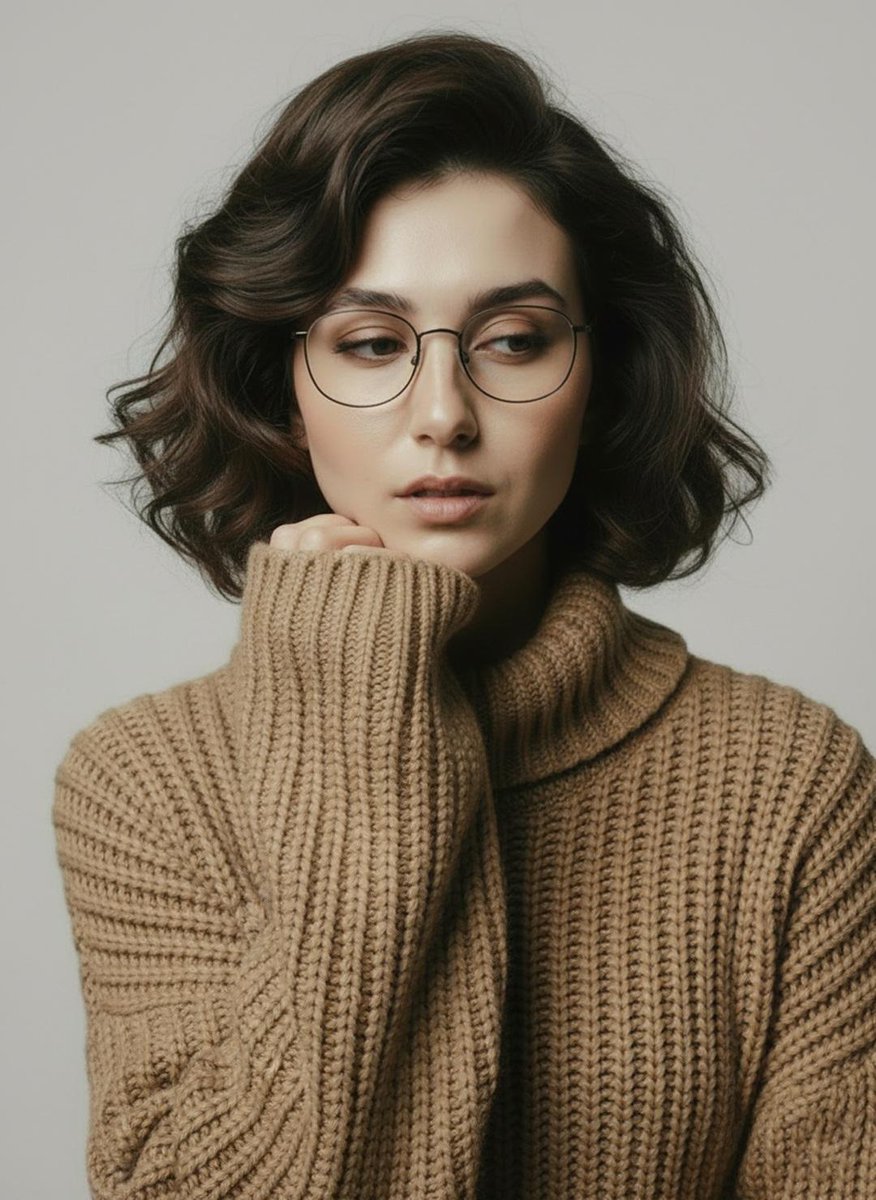 Scandinavian Minimalist Fashion Studio Portrait Series