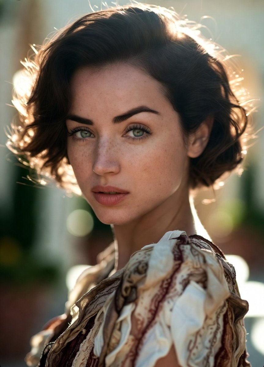 Image-to-Image Fusion for Ana de Armas Portrait (Grok)