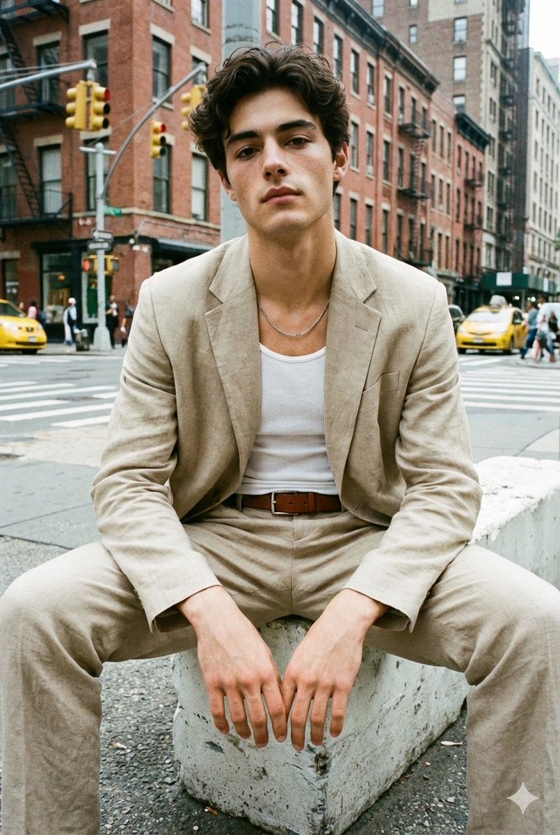 Analog Street Photography Prompt with Reference Image Requirement