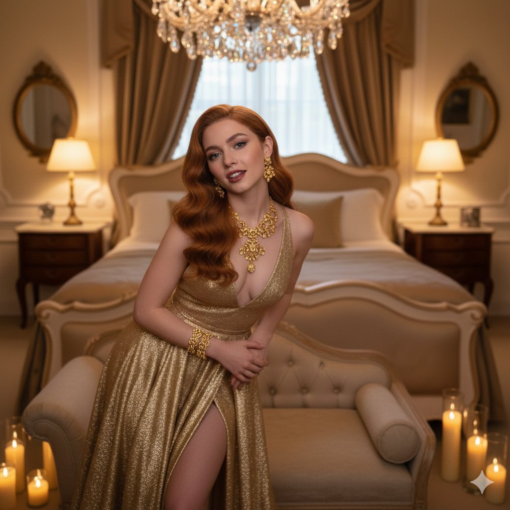 Luxury Bedroom Mirror Selfie