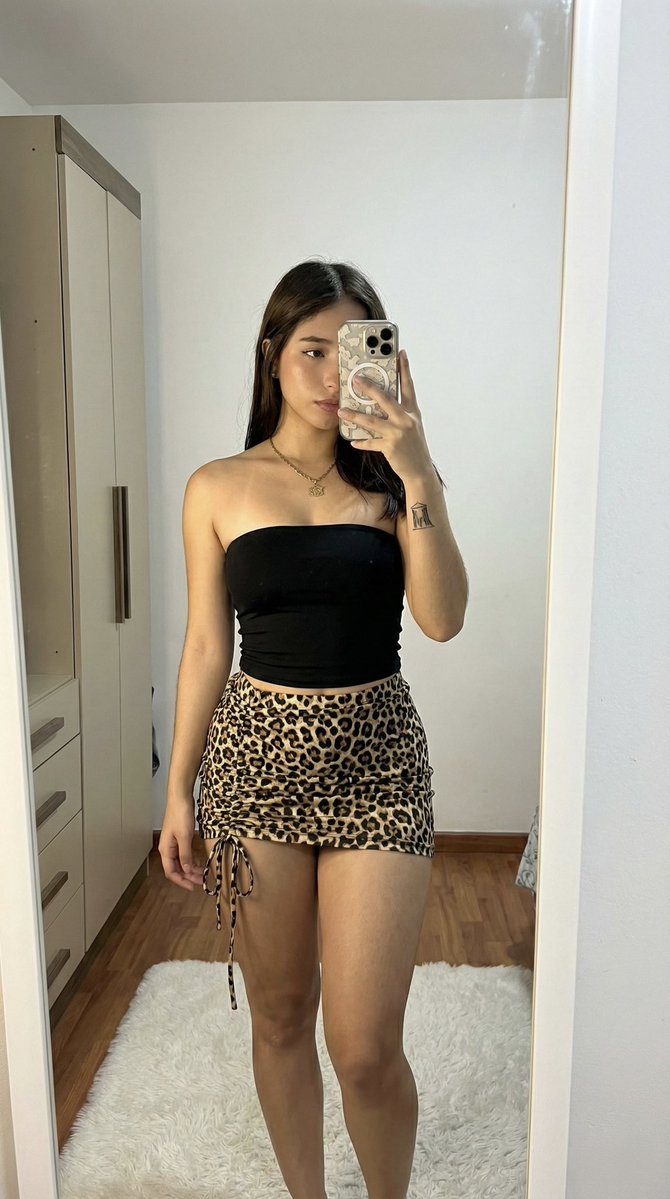 Raw High-Contrast Mirror Selfie (iPhone Ultra-Wide)