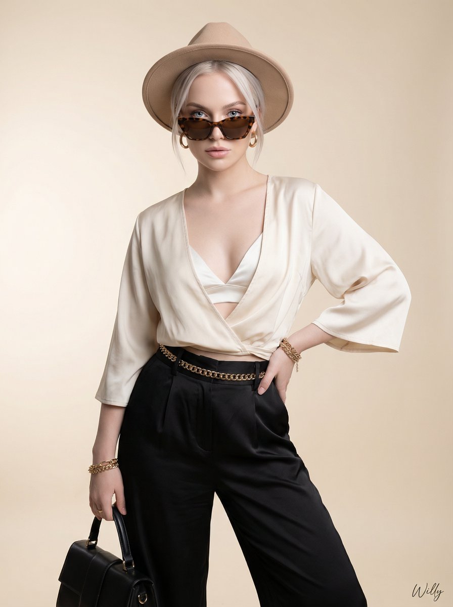 Scandinavian Beauty Luxury Fashion Portrait