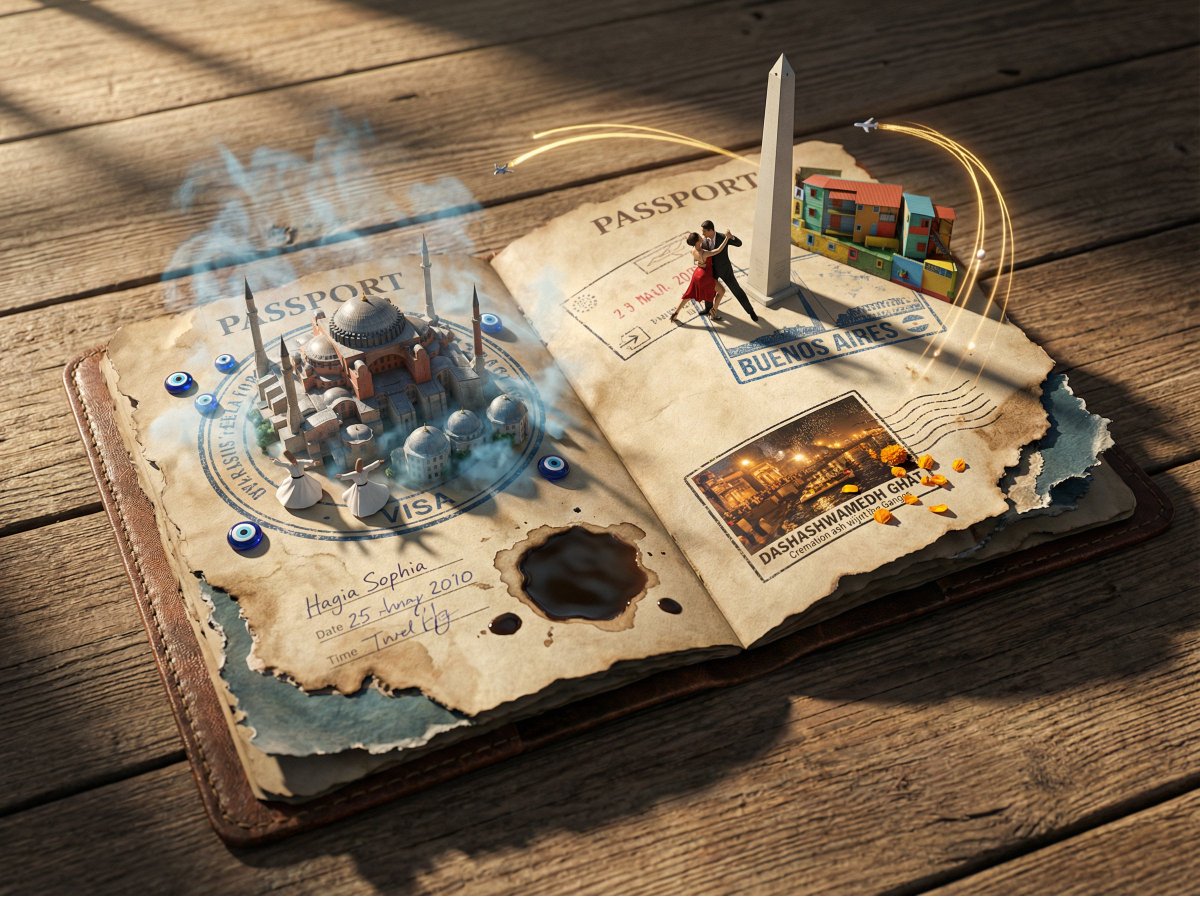 Epic 3D Passport Odyssey Scene 2