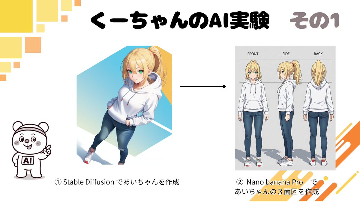 游戏素材 - 角色三视图生成 - Image 1