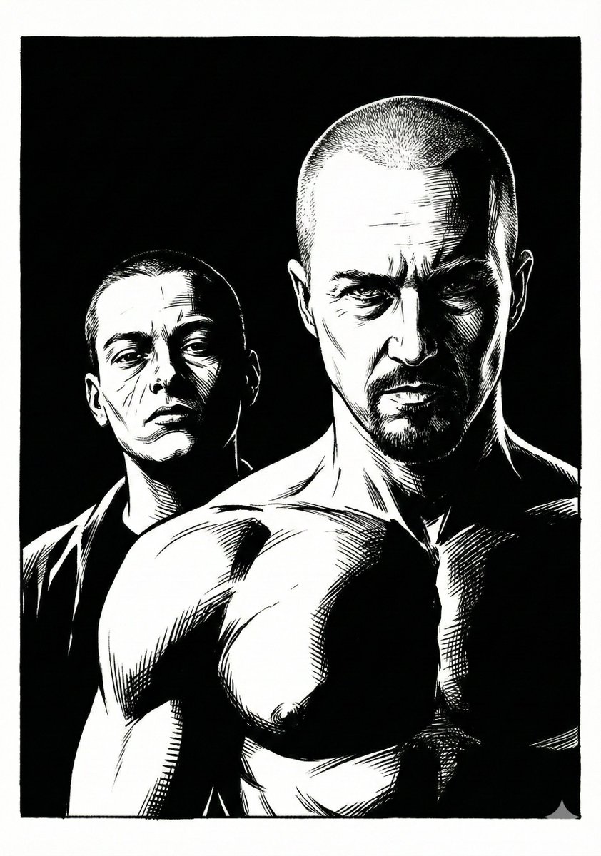 漫画 / 故事板 - 图像小说风格渲染（罪恶之城美学） - Image 1