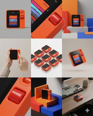 3x3 品牌组合产品故事板网格