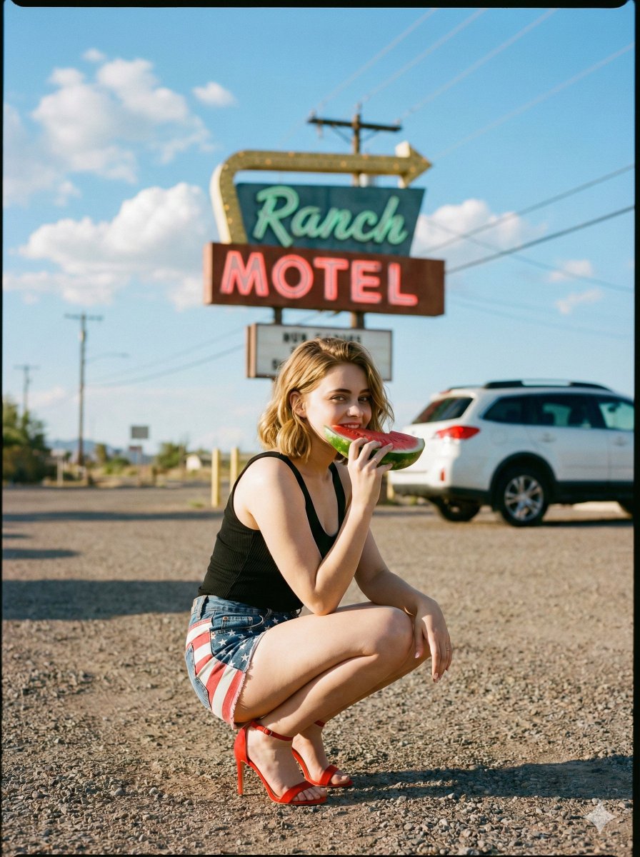 Americana Road Trip Editorial Fashion Prompt
