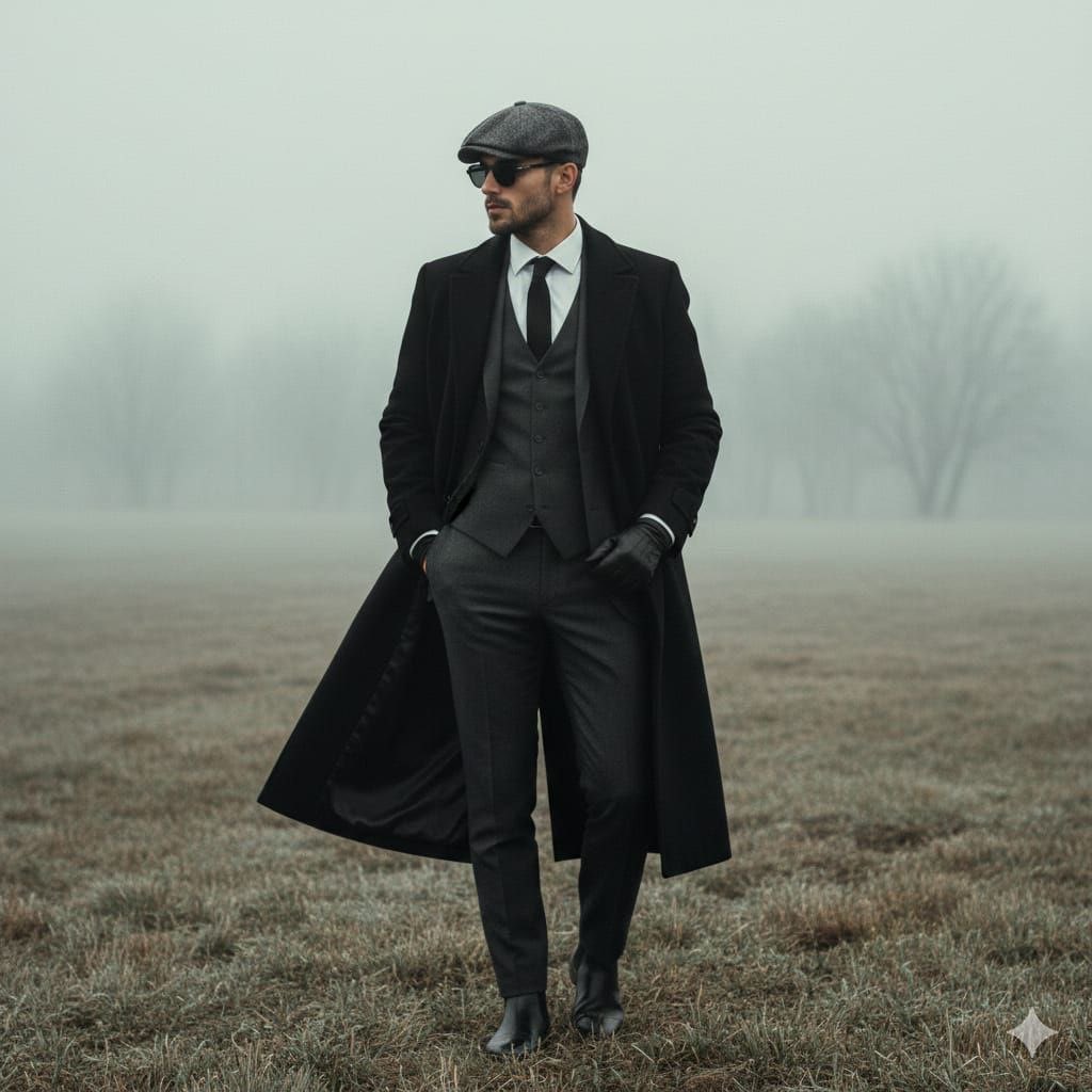 Cinematic Fashion Portrait in Fog Prompt