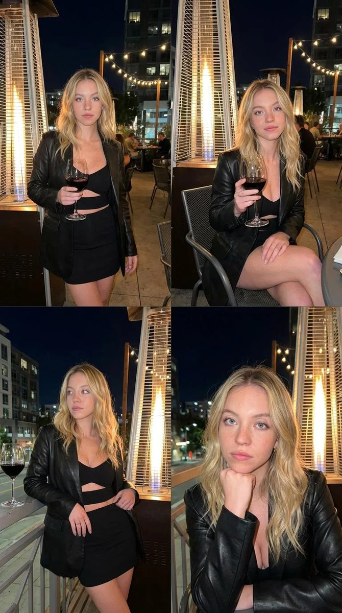 Luxury Nightlife Photo Collage (4-Image Grid)