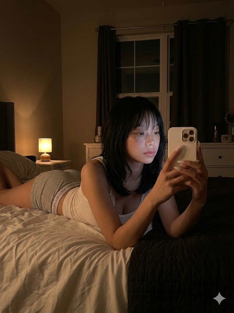 Ultra Realistic Dim Bedroom Scene Prompt