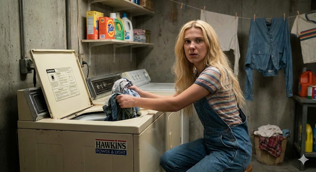 Detailed Narrative Prompt for Eleven (Stranger Things) and Sydney Sweeney Scenes