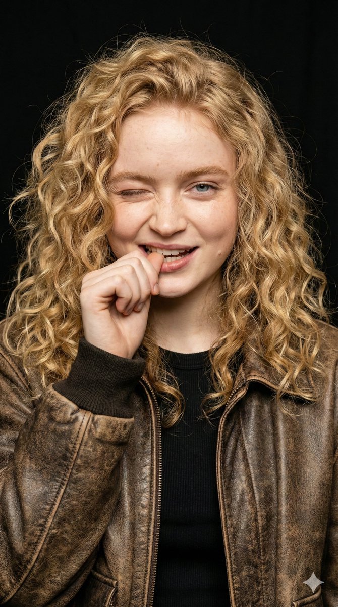 Hyper-Realistic Flirtatious Portrait