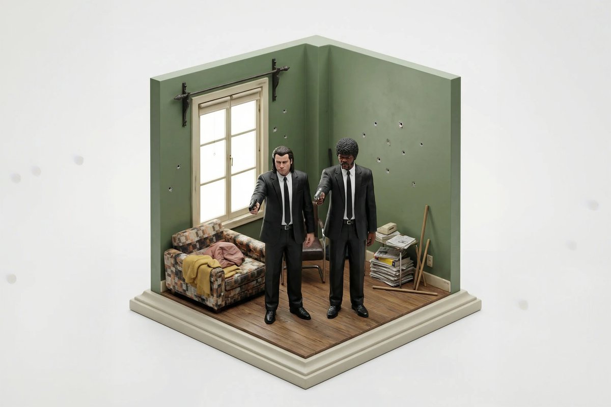 Miniature Diorama Reconstruction from a Reference Scene 4